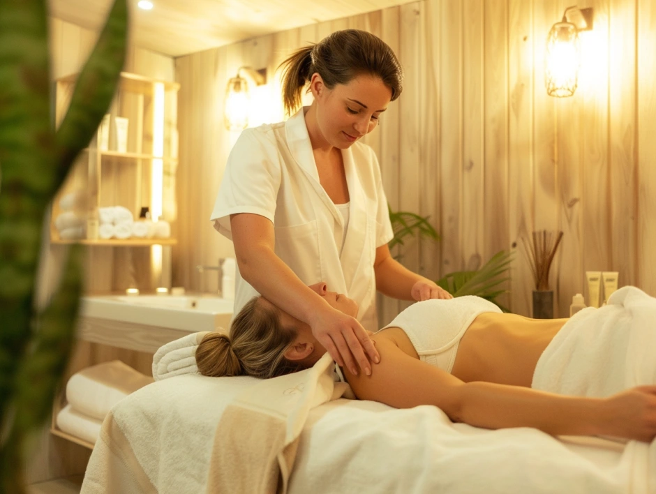 Sesión de masoterapia profesional a domicilio en Olivos